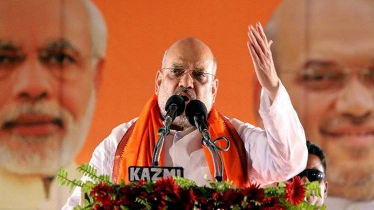 बीजेपी की प्रेस कॉन्फ्रेंस में पीएम नरेंद्र मोदी और बीजेपी अध्यक्ष अमित शाह