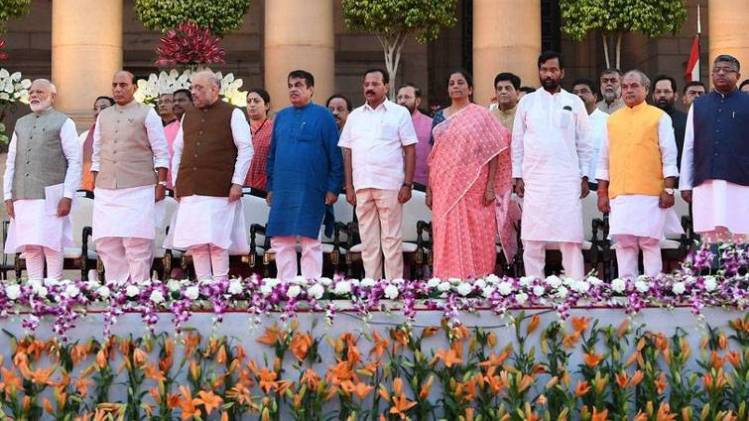 पीेएम मोदी का नया मंत्रिमंडल (PTI)