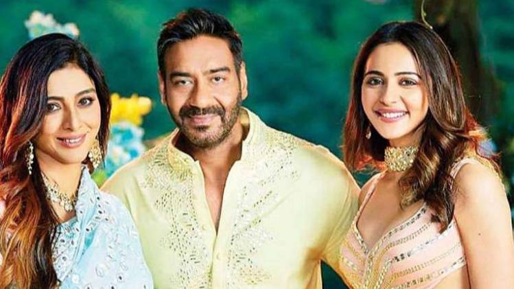 अजय देवगन, तब्बू और रकुलप्रीत