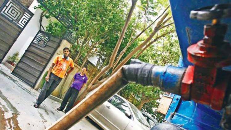 दिल्ली में पानी की किल्लत