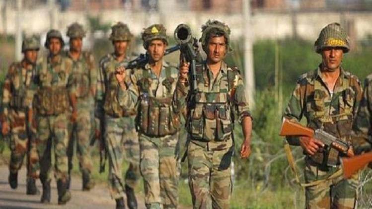 भारतीय सेना के जवान। 