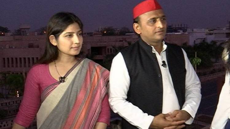 आजतक पर अखिलेश-डिंपल का एक्सक्लूसिव इंटरव्यू