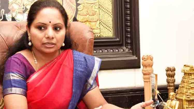 तेलंगाना के सीएम के. चंद्रशेखर राव की बेटी कल्वकुंतला कविता.(फाइल)