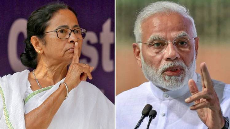 पीएम नरेंद्र मोदी और ममता बनर्जी
