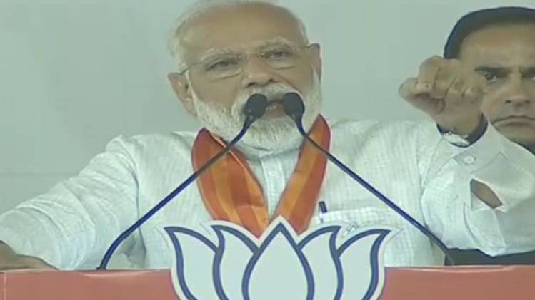 चंडीगढ़ रैली में प्रधानमंत्री नरेंद्र मोदी (टि्वटर)