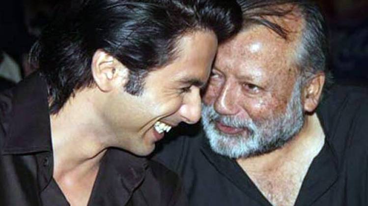 पंकज कपूर के साथ शाहिद कपूर