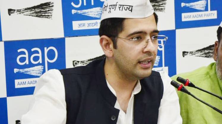 AAP प्रत्याशी राघव चड्ढा(फाइल फोटो- @raghav_chadha)