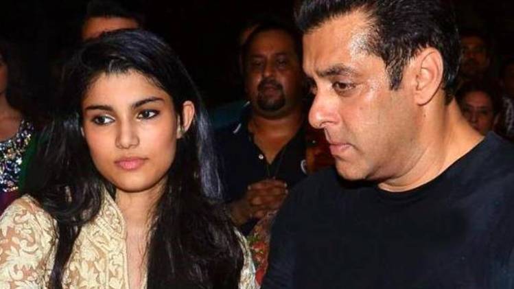 भांजी अलिजे अग्निहोत्री के साथ सलमान खान 