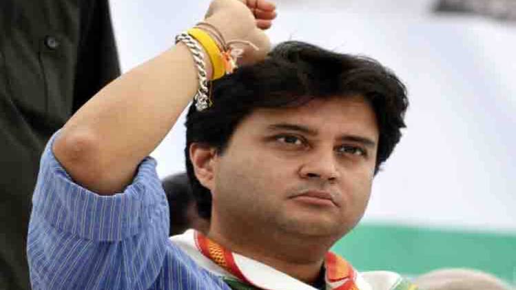 गुना के सासंद ज्योतिरादित्य सिंधिया.(FILE)