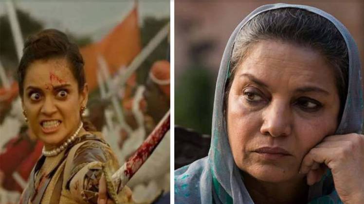 Kangana Ranaut and Shabana Azmi 