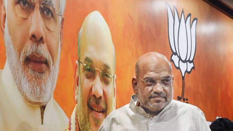 बीजेपी अध्यक्ष अमित शाह 