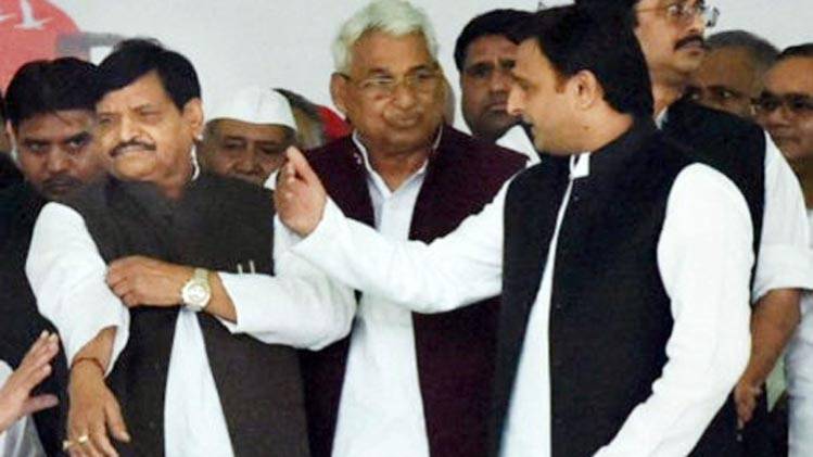 शिवपाल यादव और अखिलेश यादव