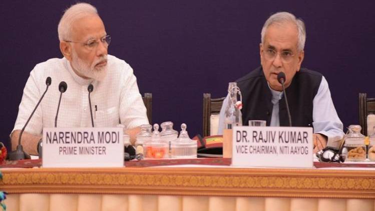 नीति आयोग की बैठक में पीएम मोदी (फोटो- PIB)