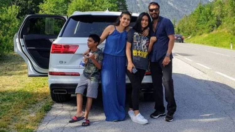 फैमिली संग अजय देवगन