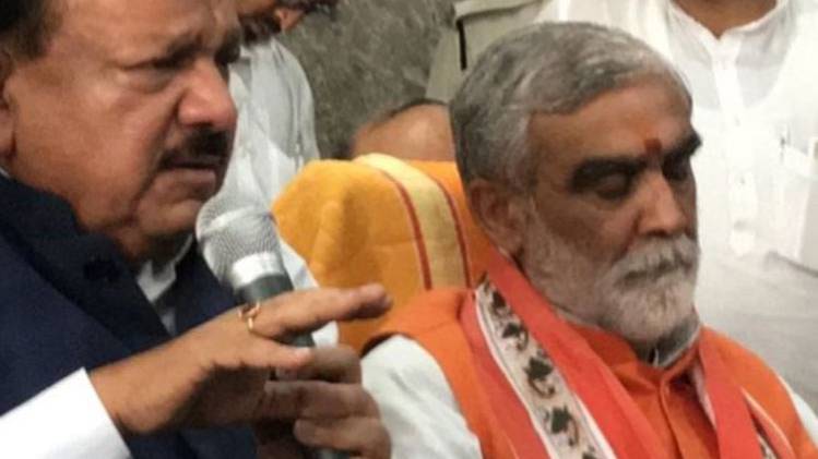 प्रेस कॉन्फ्रेंस के दौरान सोते दिखाई दिए थे केंद्रीय स्वास्थ्य राज्य मंत्री अश्विनी चौबे
