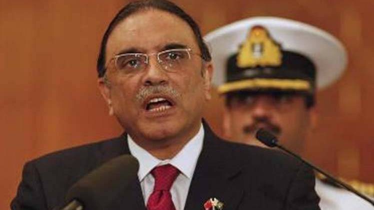 पाक के पूर्व राष्ट्रपति आसिफ अली जरदारी  (Photo- ANI Twitter)