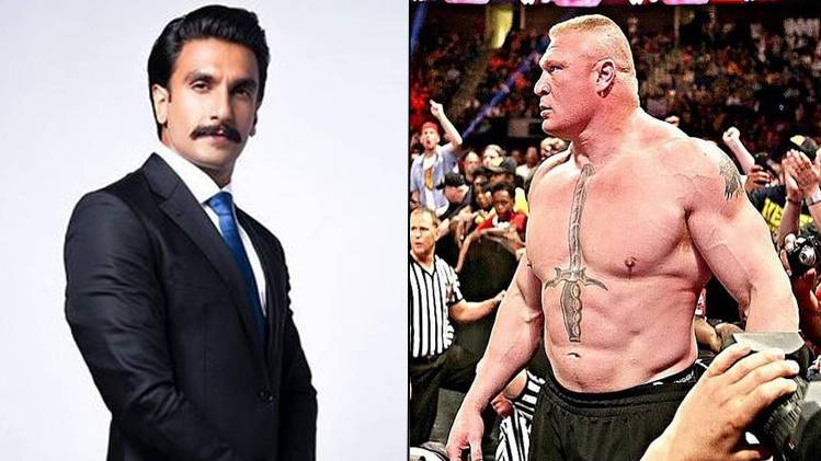 रणवीर सिंह और ब्रॉक लेसनर