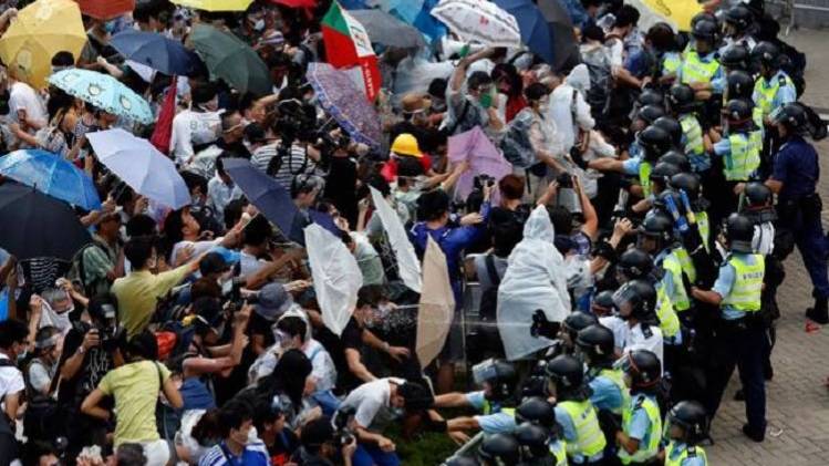 हांगकांग में विरोध प्रदर्शन (फाइल फोटो)