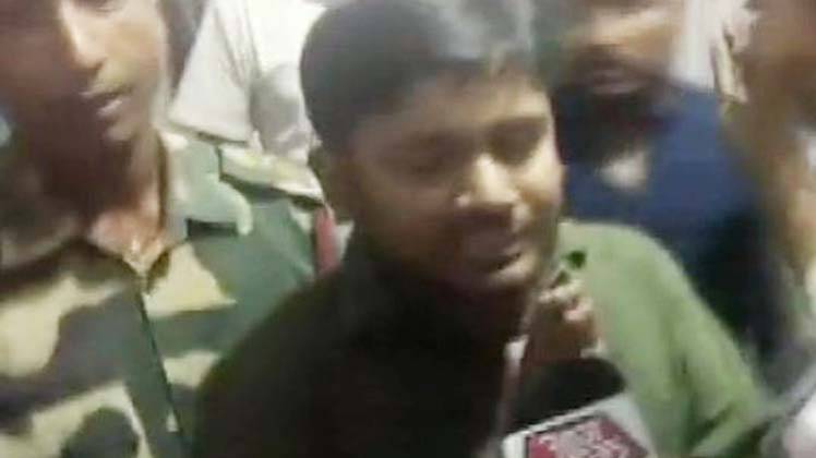 चमकी बुखार पीड़ितों से कन्हैया कुमार ने की मुलाकात (तस्वीर- एएनआई)