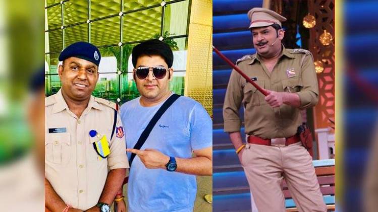 कपिल शर्मा असली शमशेर सिंह के साथ