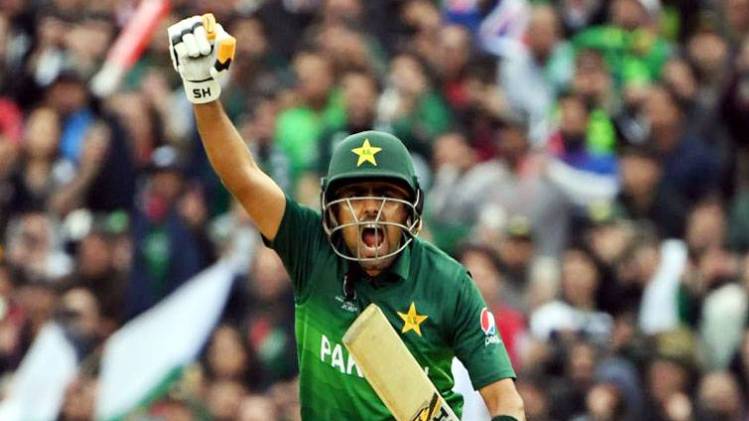 बाबर आजम के शतक का जश्न (Twitter- Cricket World Cup)