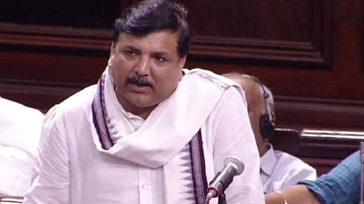 राज्यसभा में संजय सिंह ने पूछा सवाल