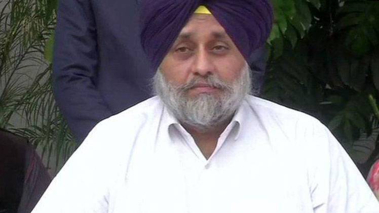 अकाली दल के नेता सुखबीर सिंह बादल (फाइल फोटो-ANI)