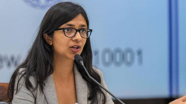 दिल्ली महिला आयोग की अध्यक्ष स्वाति मालीवाल (फाइल पोटो-PTI)