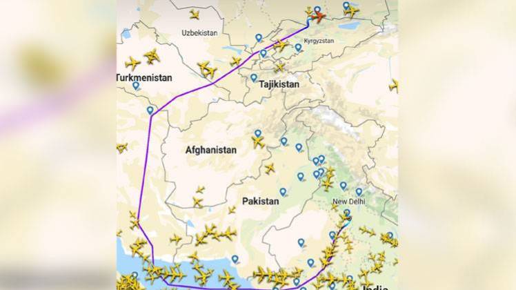 इस रूट से बिश्केक पहुंचे PM मोदी