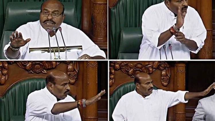 लोकसभा के प्रोटेम स्पीकर वीरेंद खटीक (फोटो-एएनआई)