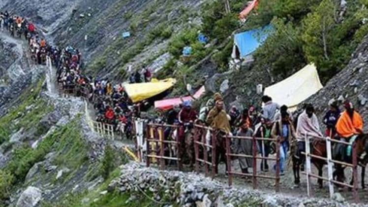 अमरनाथ यात्रा के दौरान यात्री की मौत (फाइल फोटो)