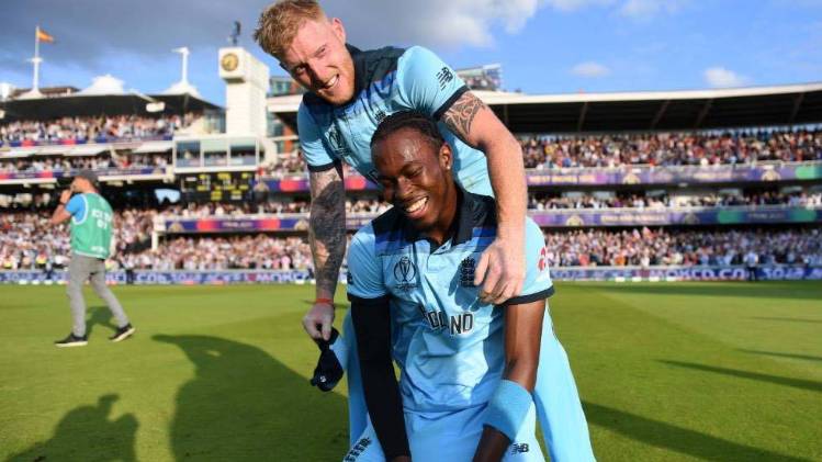 बेन स्टोक्स और जोफरा आर्चर (फोटो- ICC cricket world cup 2019)