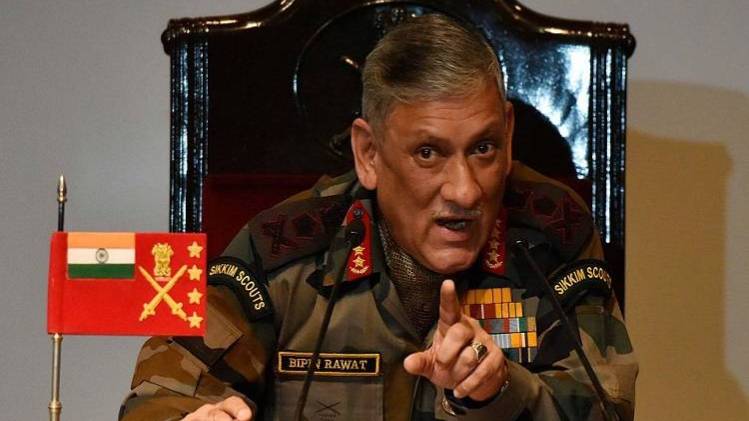 सेना प्रमुख जनरल बिपिन रावत (फाइल फोटो)