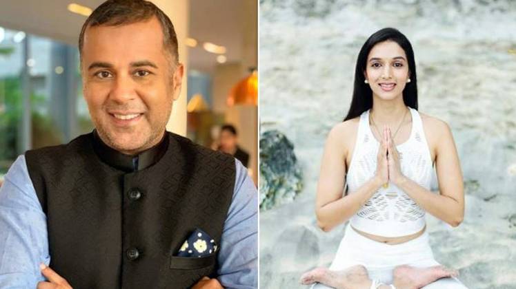 चेतन भगत और इरा त्रिवेदी