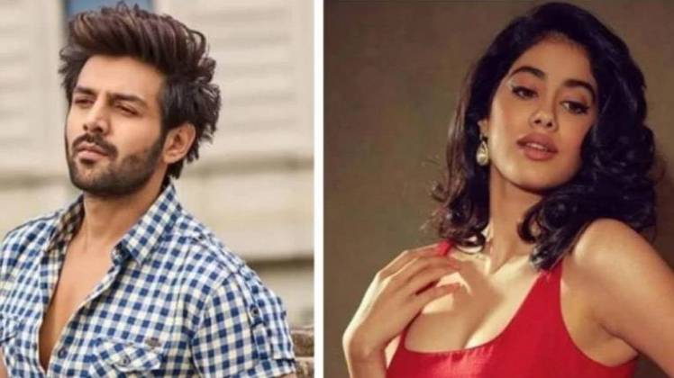 कार्तिक आर्यन और जाह्नवी कपूर