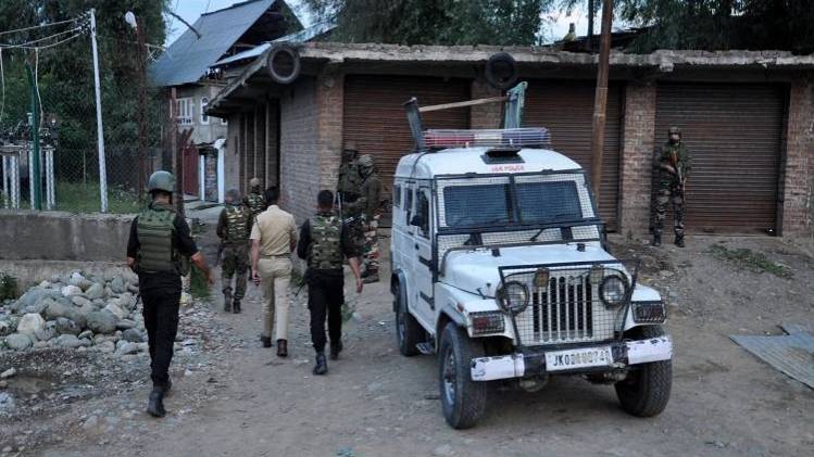 कश्मीर में तलाशी अभियान (IANS)