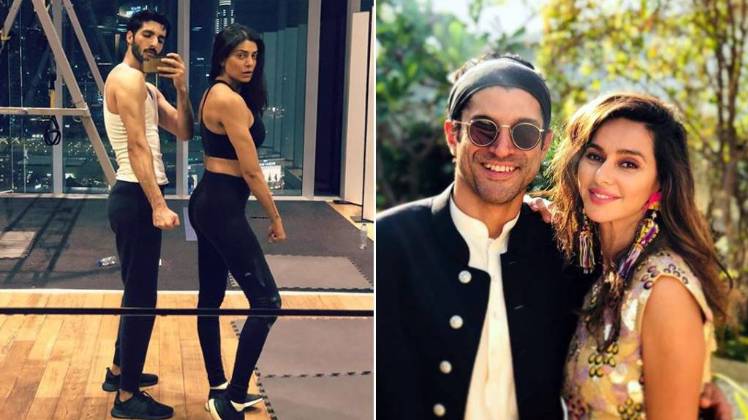 फरहान अख्तर और शिबानी दांडेकर-सुष्मिता सेन और रोहमन शॉल 