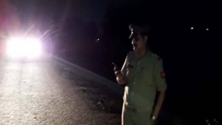 गाजियाबाद में पुलिस मुठभेड़ (फोटो- AajTak)