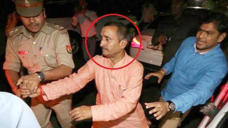 आरोपी बीजेपी एमएलए सेंगर इस वक्त जेल में बंद है (फाइल फोटो)