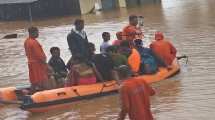 दमन के 15 गांव अलर्ट पर (फोटो- NDRF)