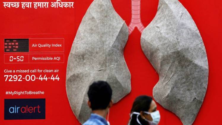 दिल्ली राजधानी क्षेत्र में सांस लेना दुश्वार.(फोटो-रायटर्स)