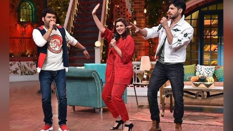 कपिल शर्मा शो पर पहुंचे परिणीति चोपड़ा और सिद्धार्थ मल्होत्रा