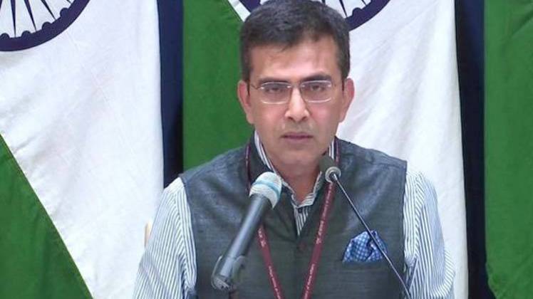 विदेश मंत्रालय के प्रवक्ता रवीश कुमार (फोटोः ANI)