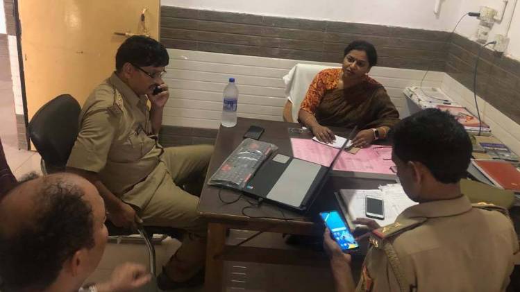 सलोनी मौत मामला (फोटो- शि‍वेंद्र श्रीवास्तव)