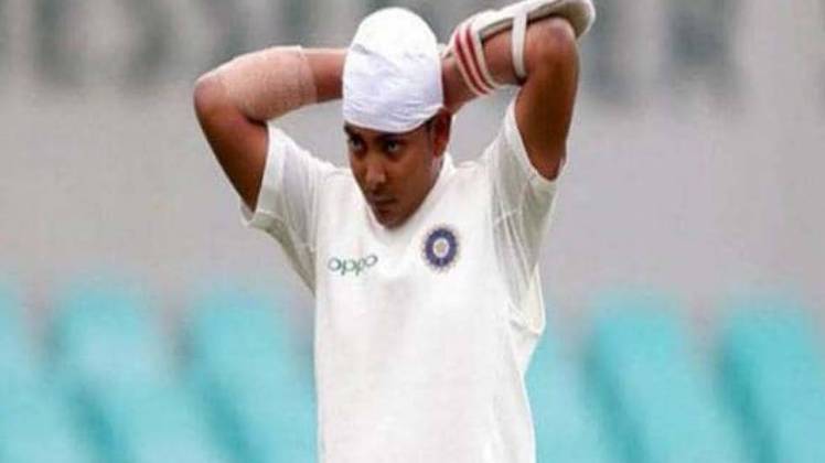 पृथ्वी शॉ (फाइल फोटो)