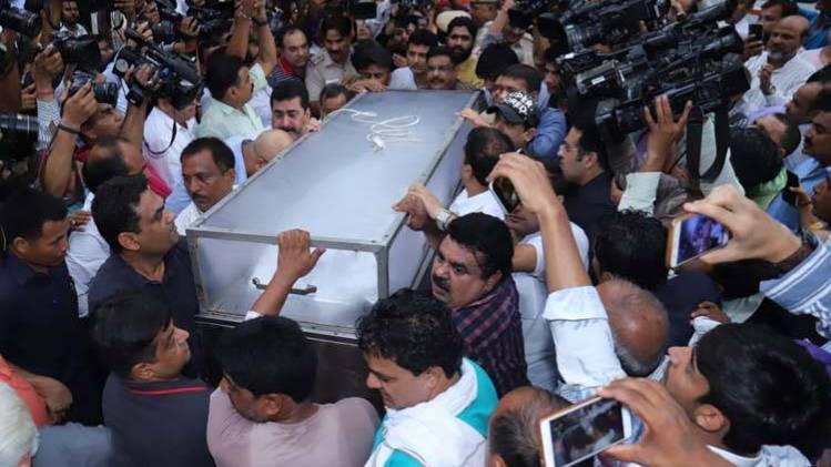 आज होगा शीला दीक्षित का अंतिम संस्कार (फोटो- IANS)