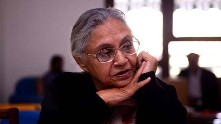 दिल्ली की पूर्व मुख्यमंत्री शीला दीक्षित (फाइल फोटो)