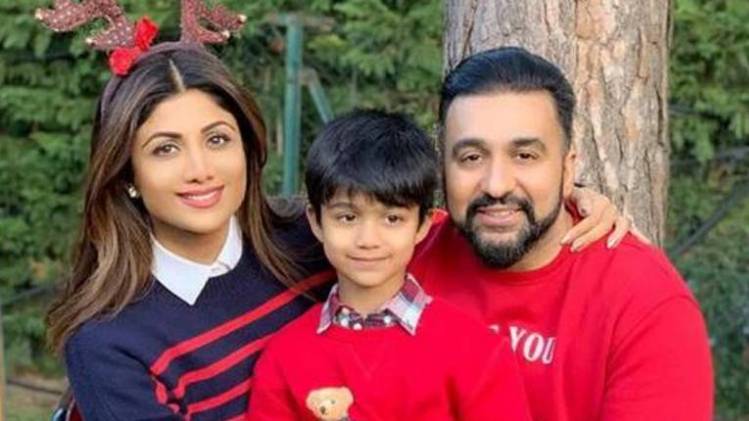 परिवार संग शिल्पा शेट्टी