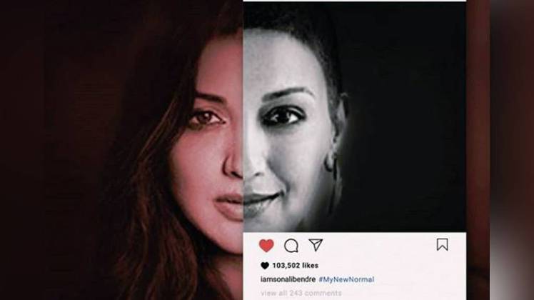 सोनाली बेंद्रे ने इंस्टाग्राम पर शेयर की है यह तस्वीर 