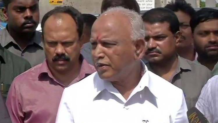 कर्नाटक बीजेपी अध्यक्ष बी एस येदियुरप्पा (फोटो-एएनआई)